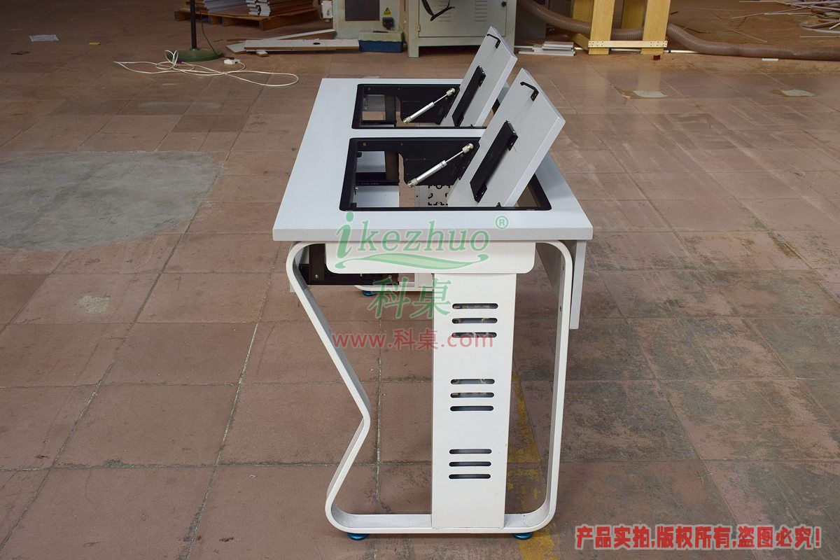 科桌家具,翻轉(zhuǎn)電腦桌,雙人電腦桌,雙人位金屬腳架帶邊框翻轉(zhuǎn)電腦桌K16-C 科桌家具,翻轉(zhuǎn)電腦桌,雙人電腦桌,雙人位金屬腳架帶邊框翻轉(zhuǎn)電腦桌K16-C